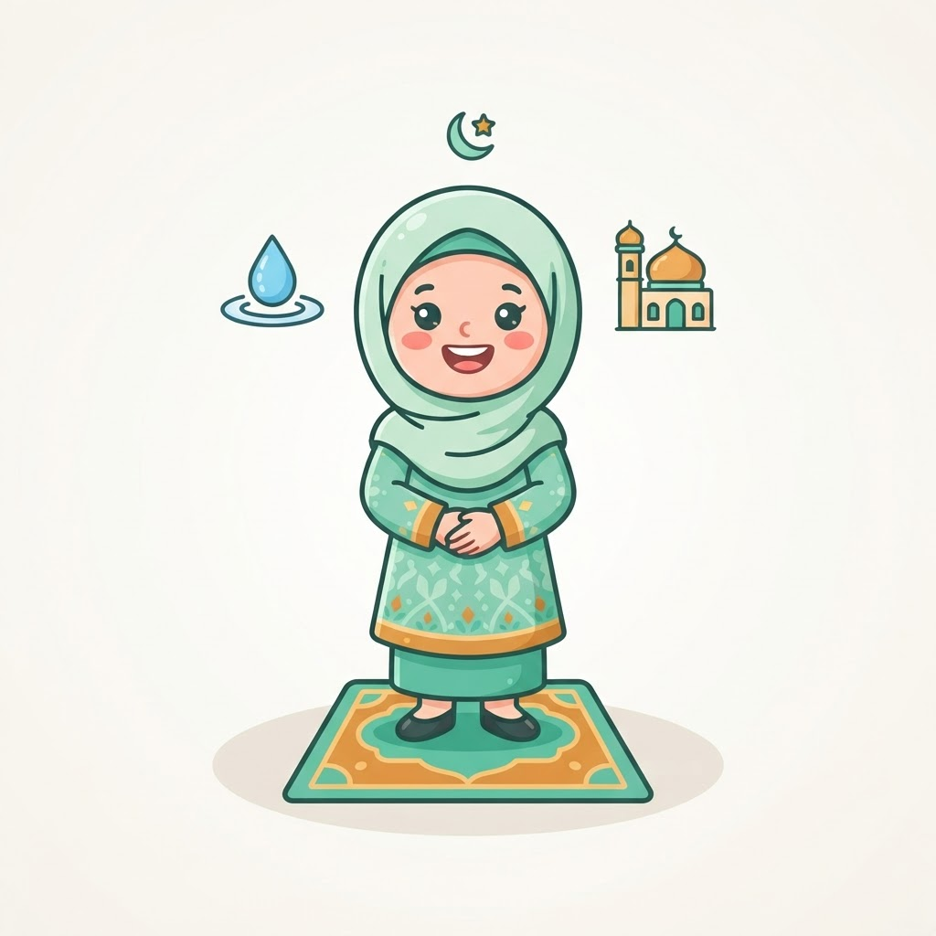 Karakter 2D modul Fiqih